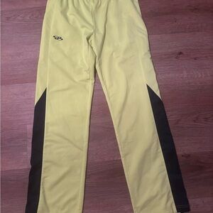Yellow and Black Track Pants